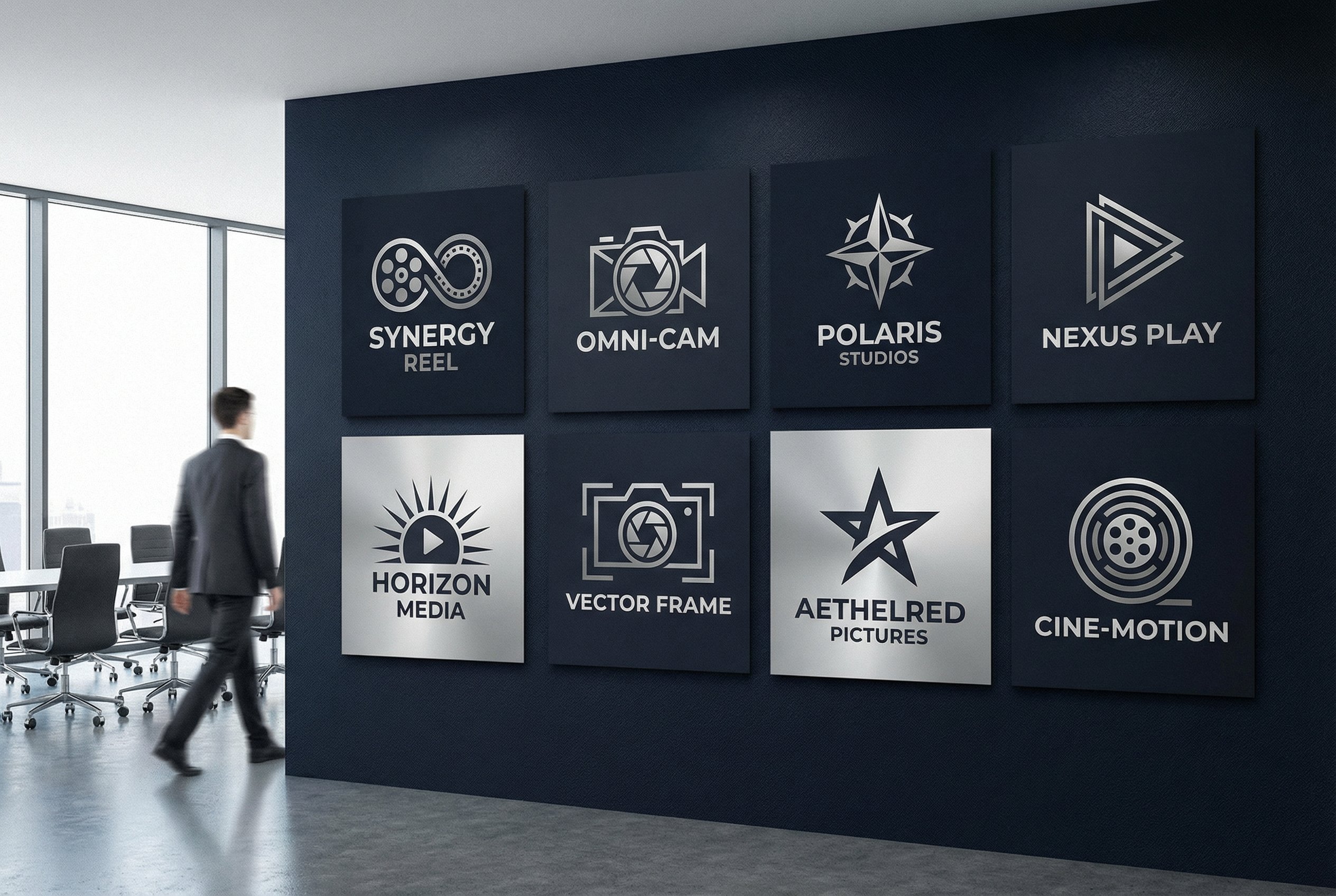 最高点击合作影视品牌Logo墙